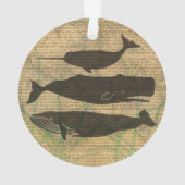 Antiquitätenleben im Wald Ornament (Rückseite)