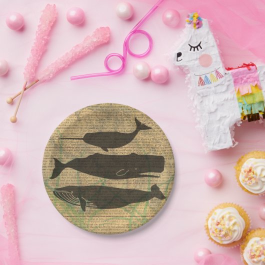 Antiquitätenleben im Wald Pappteller (Party)