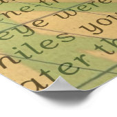 Antiquitätenleben im Wald Poster (Ecke)