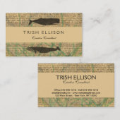 Antiquitätenleben im Wald Visitenkarte (Vorne/Hinten)