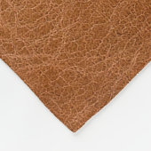 Antiquitätenleder Textur, TANleder,Textur,Backgr Fleecedecke (Ecke)