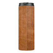 Antiquitätenleder Textur, TANleder,Textur,Backgr Thermosbecher (Rückseite)