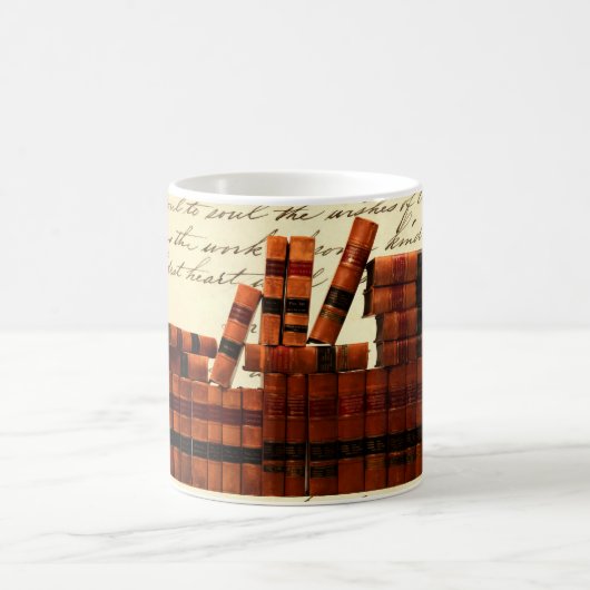 Antiquitätenlederbücher Kaffeetasse (Mittel)