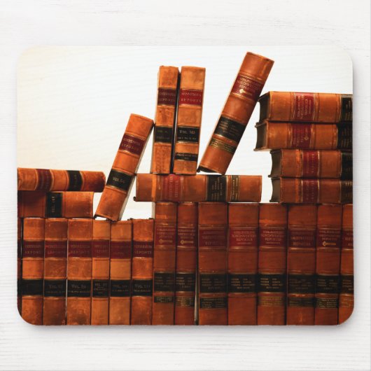 Antiquitätenlederbücher Mousepad (Vorne)