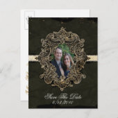 Antiquitätenliste Save the Date Ankündigungspostkarte (Vorne/Hinten)