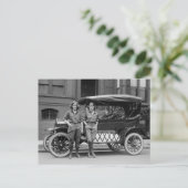 Antiquitätenmädchen, 1920er postkarte (Stehend Vorderseite)