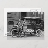 Antiquitätenmädchen, 1920er postkarte (Vorne/Hinten)