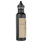 Antiquitätenmädchen Winterkind Edelstahlflasche (Links)