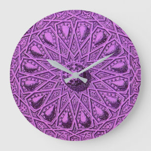 Antiquitätenmotiv aus dem Nahen Osten Große Wanduhr