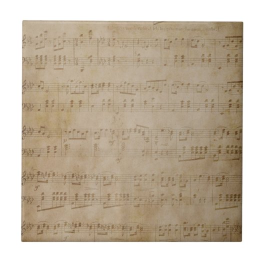 Antiquitätenmusik Fliese (Vorderseite)
