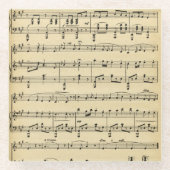 Antiquitätenmusik Glasuntersetzer (Vorderseite)