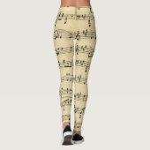 Antiquitätenmusik Leggings (Rückseite)