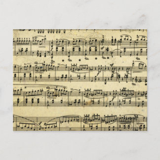 Antiquitätenmusik Postkarte