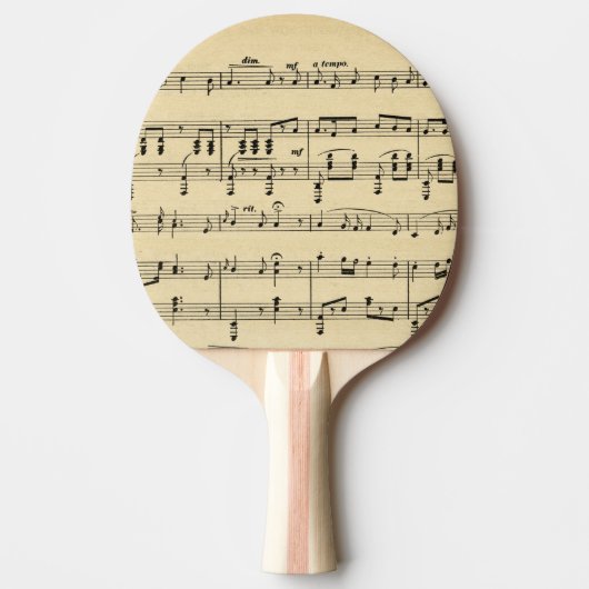Antiquitätenmusik Tischtennis Schläger (Vorderseite)