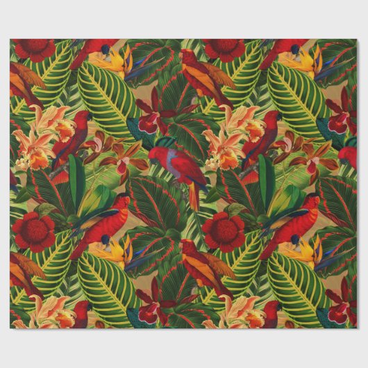 Antiquitätenmuster Geschenkpapier (Flach)