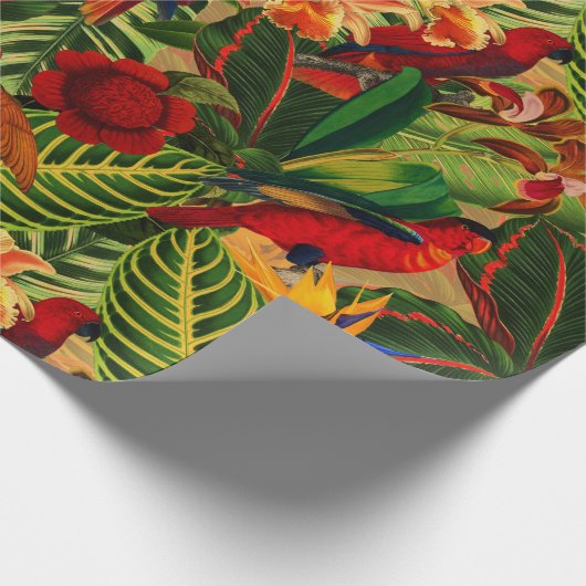 Antiquitätenmuster Geschenkpapier (Ecke)