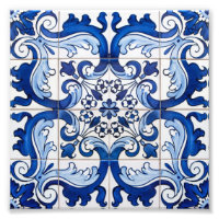 Antiquitätenmuster Portugiesisches Azulejo