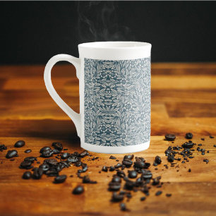 Antiquitätenmuster von ausgeblendeten Blätter - Bl Porzellantasse