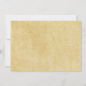 Antiquitätenpapier 3 Fotos - Einladung zur Hochzei (Rückseite)