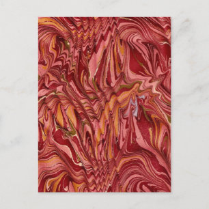 Antiquitätenpapier aus dem 18. Jahrhundert mit Mar Postkarte