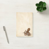 Antiquitätenpapier Chemie Octopus Steampunk Post-it Klebezettel (Büro)