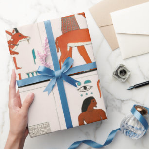Antiquitätenpapier für ägyptische Kunstmuster Geschenkpapier