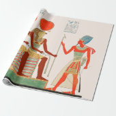 Antiquitätenpapier für ägyptische Kunstmuster Geschenkpapier (Ungerollt)