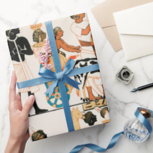 Antiquitätenpapier für ägyptische Kunstmuster Geschenkpapier