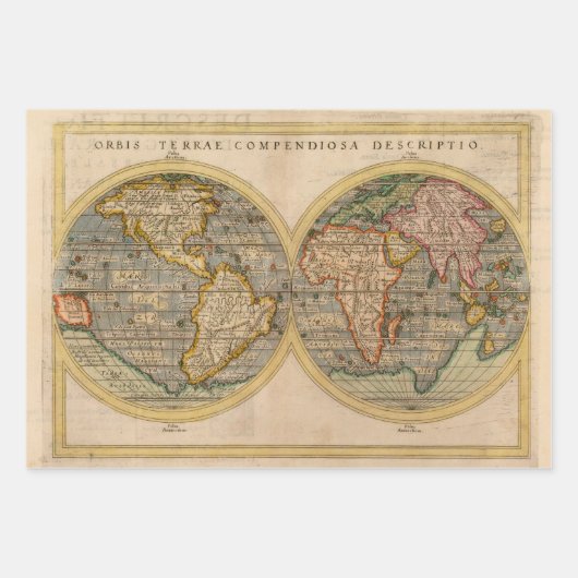 Antiquitätenpapier für das schwere Gewicht der Dec Geschenkpapier Set (Vorderseite 2)