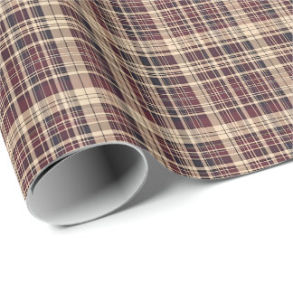 Antiquitätenpapier für Tartan Geschenkpapier