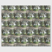 Antiquitätenpapier Geschenkpapier (Flach)