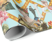 Antiquitätenpapier Geschenkpapier (Rolleneckpunkt)