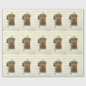 Antiquitätenpapier Geschenkpapier (Flach)