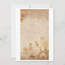 Antiquitätenpapier Mitteilungskarte