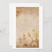 Antiquitätenpapier Mitteilungskarte (Vorne/Hinten)