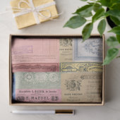 Antiquitätenpappel Ephemera Tissue Seidenpapier (Geschenk)