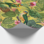 Antiquitätenparkplätze Tropischer Dschungel Muster Geschenkpapier (Ecke)