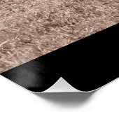 Antiquitätenpflug in Sepia Poster (Ecke)