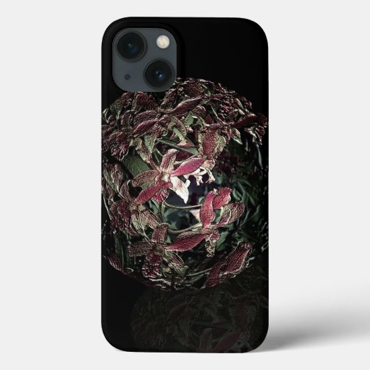 Antiquitätenpink-Orchideenball Case-Mate iPhone Hülle (Rückseite)