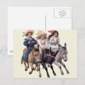 Antiquitätenpony Kunst Postkarte (Vorne/Hinten)