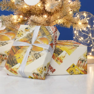 Antiquitätenposter Geschenkpapier