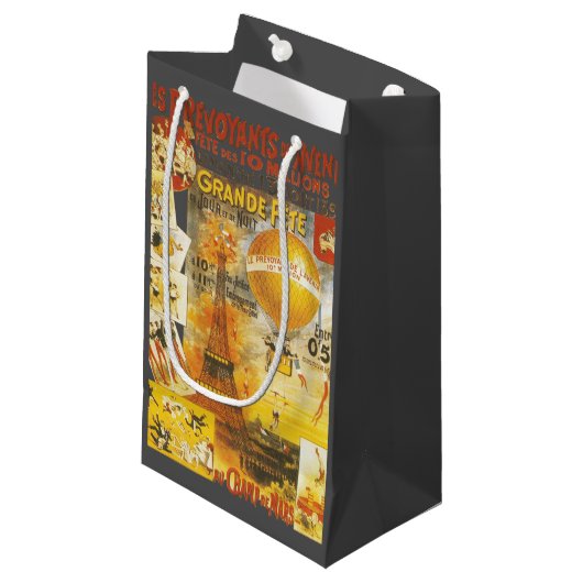 Antiquitätenposter Kleine Geschenktüte (Vorderseite Schrägansicht)