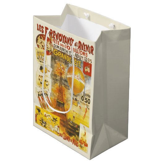 Antiquitätenposter Mittlere Geschenktüte (Vorderseite Schrägansicht)