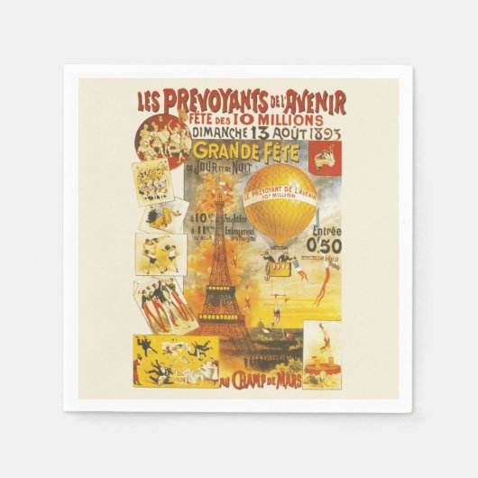 Antiquitätenposter Serviette (Vorderseite)