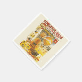 Antiquitätenposter Serviette (Ecke)