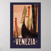 Antiquitätenposter Venedig Italien 1920 Poster (Vorne)