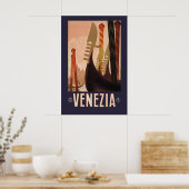 Antiquitätenposter Venedig Italien 1920 Poster (Küche)