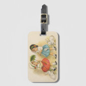 Antiquitätenrabatt Osterkunst Gepäckanhänger (Vorderseite Vertikal)