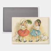 Antiquitätenrabatt Osterkunst Magnet (Vorderseite/Rückseite)