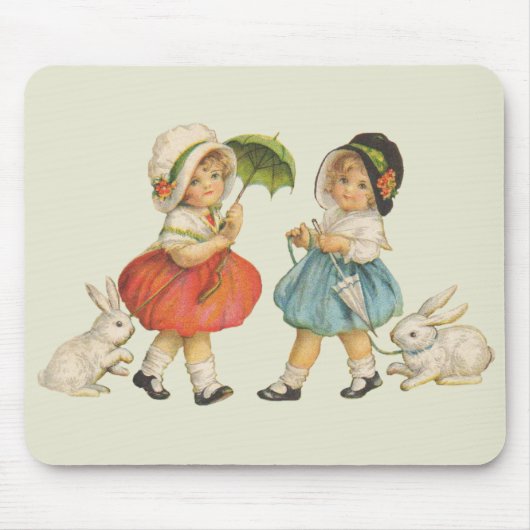 Antiquitätenrabatt Osterkunst Mousepad (Vorne)